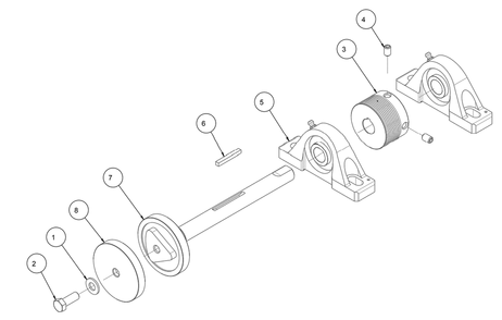 Part Location Diagram of 165347 MK Diamond Key, 3/16 Sqr X 1-1/2